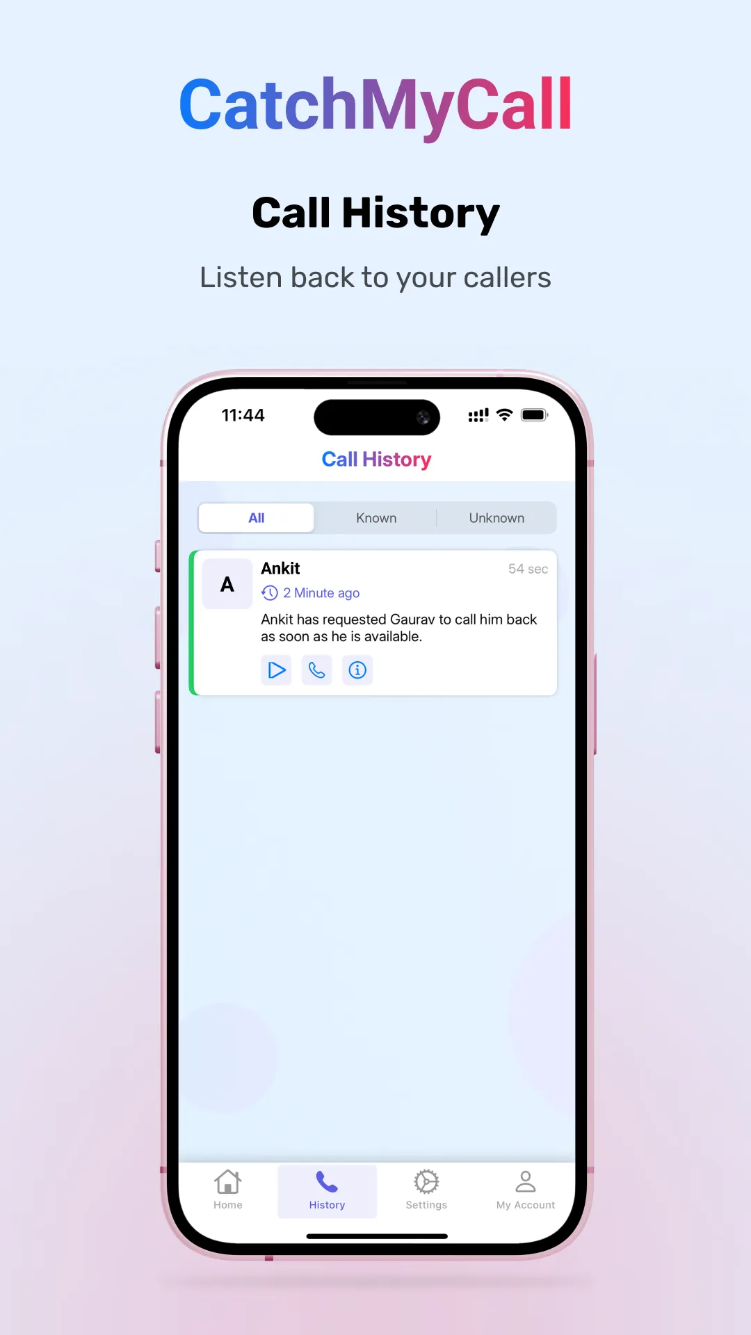 CatchMyCall — AI Call Manager | Indus Appstore | Screenshot