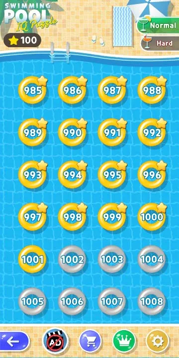 IQ Puzzles Swimming Pool | Indus Appstore | Screenshot