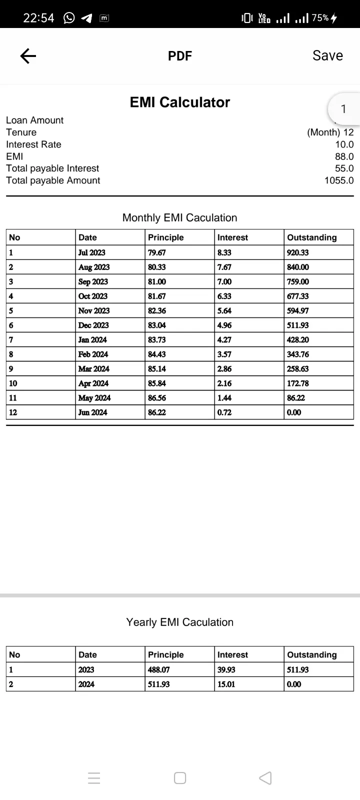 Finance Calculator | Indus Appstore | Screenshot