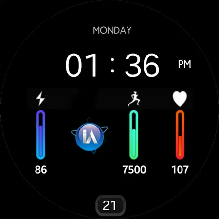 IA13 Pixel Watchface | Indus Appstore | Screenshot