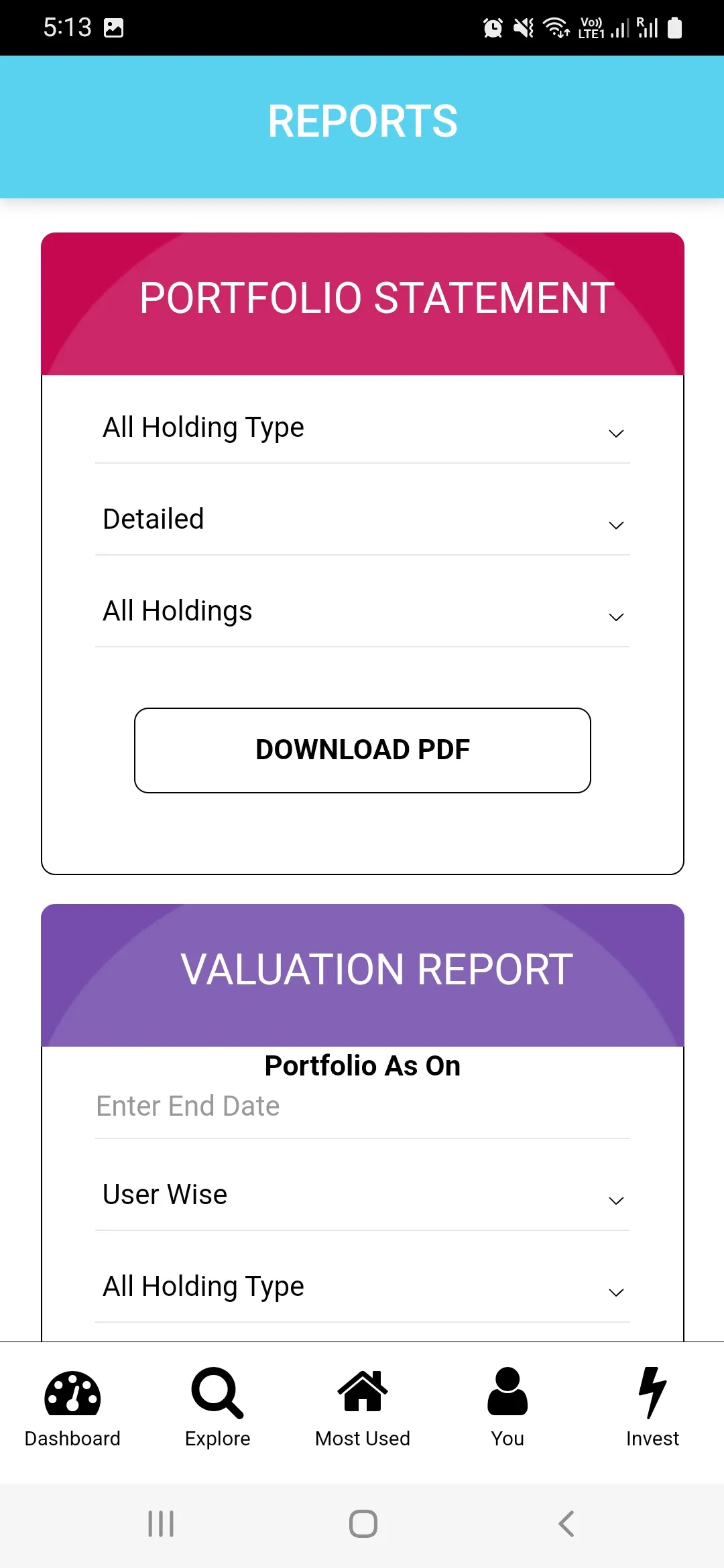 SUGAM NIVESH:MUTUAL FUND & SIP | Indus Appstore | Screenshot