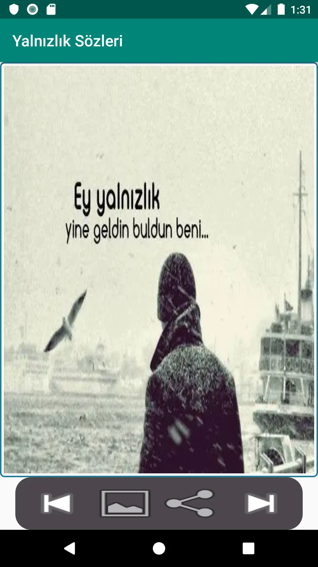 Yalnızlık Sözleri | Indus Appstore | Screenshot