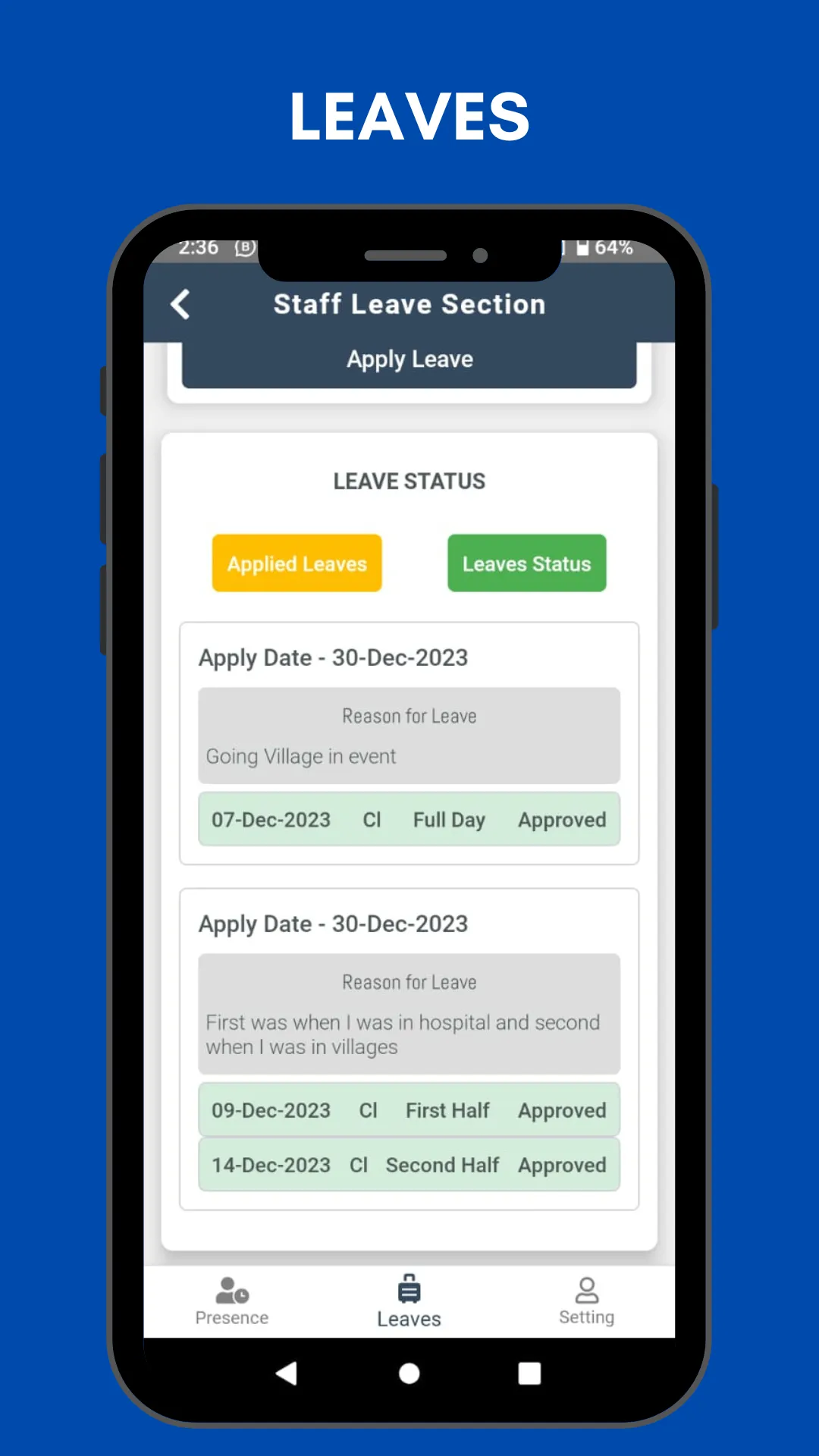 i-manage | Indus Appstore | Screenshot