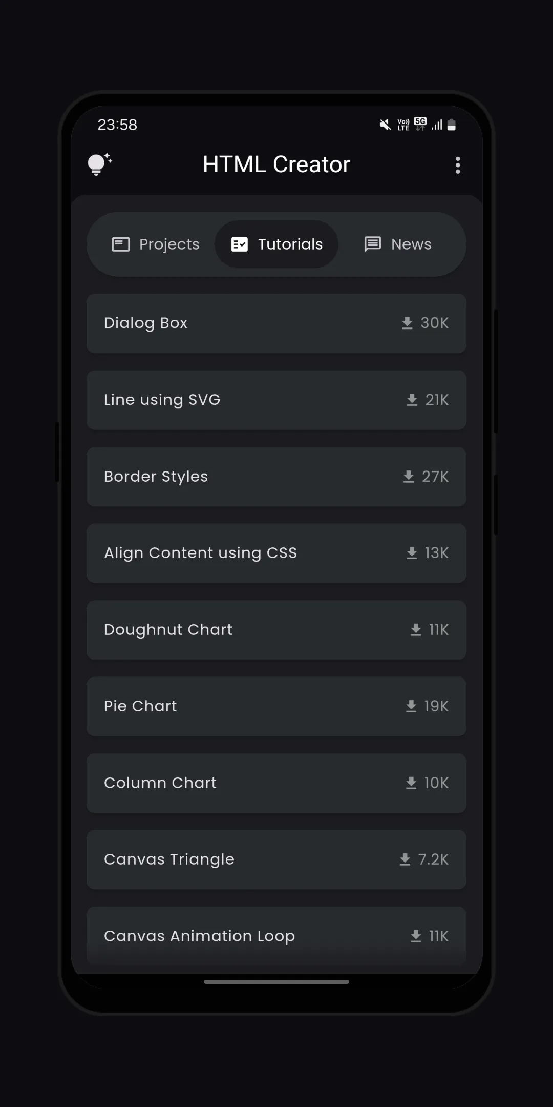 HTML Creator | Indus Appstore | Screenshot