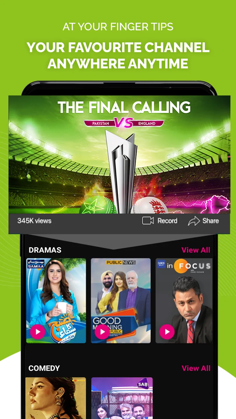 Zong TV: News, Shows, Dramas | Indus Appstore | Screenshot
