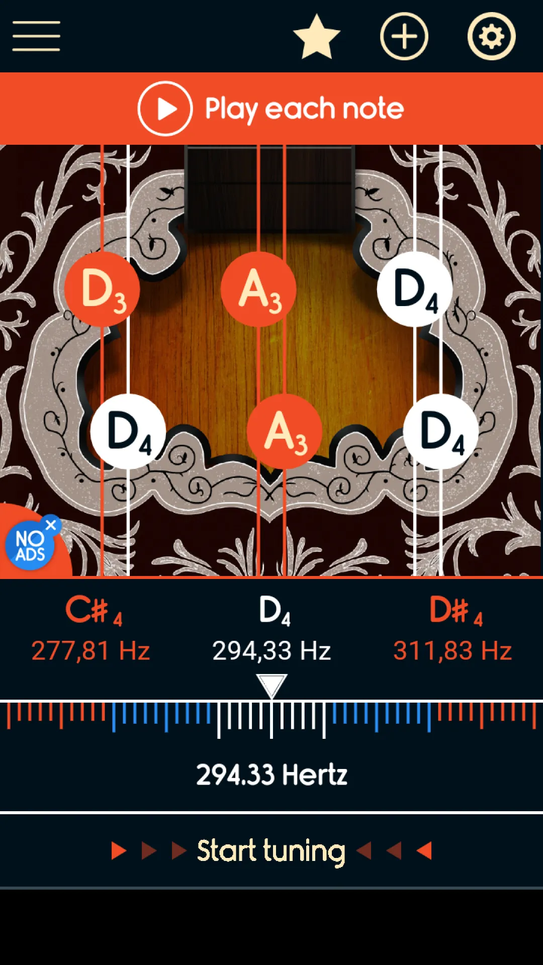 Master Bouzouki Tuner | Indus Appstore | Screenshot