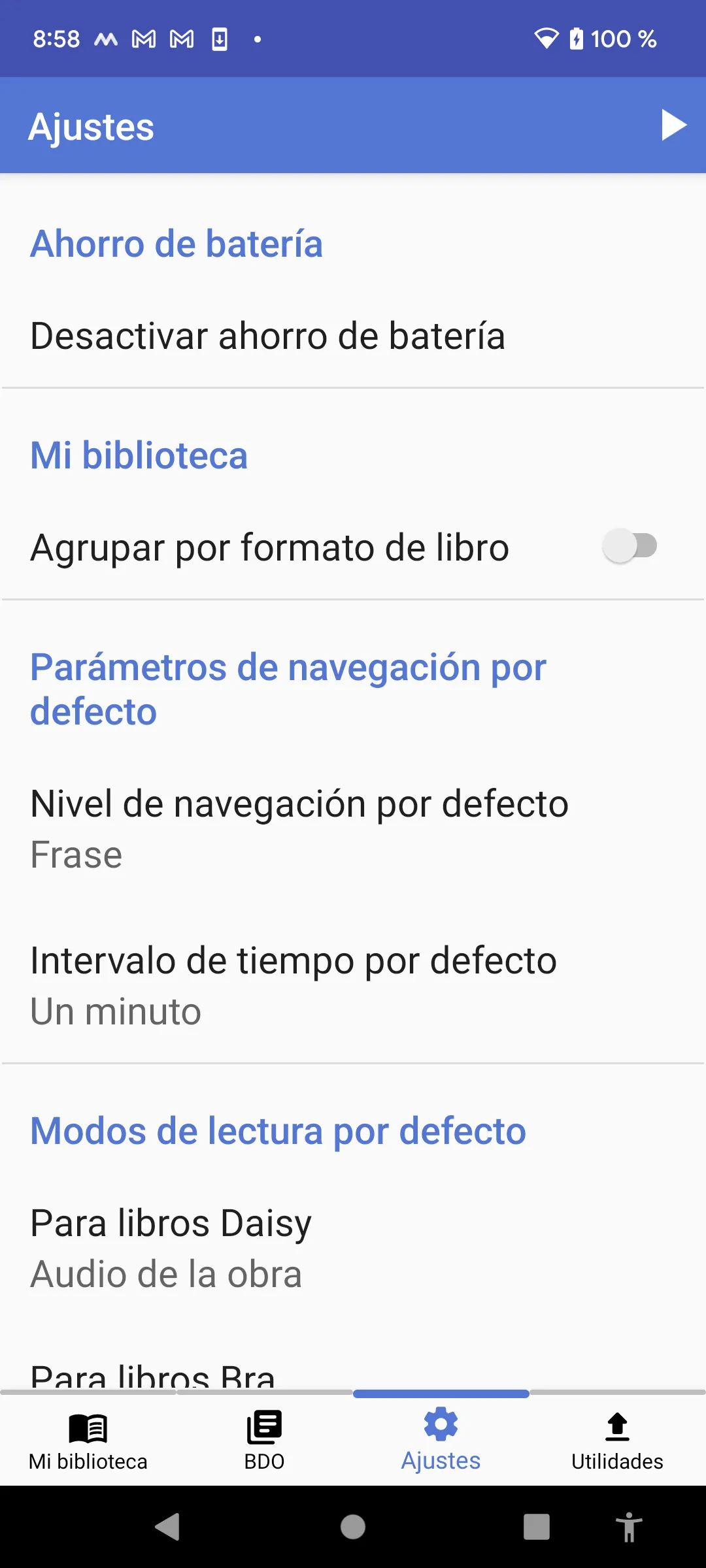 Gestor ONCE libros digitales | Indus Appstore | Screenshot