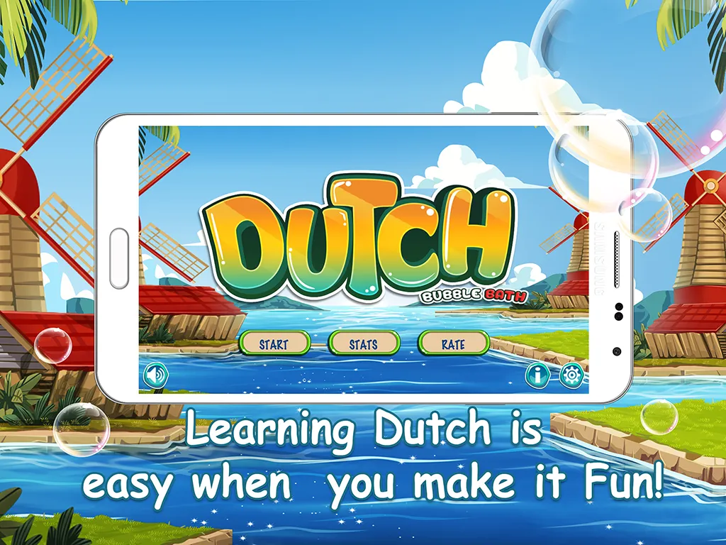 Learn Dutch Bubble Bath Game | Indus Appstore | Screenshot