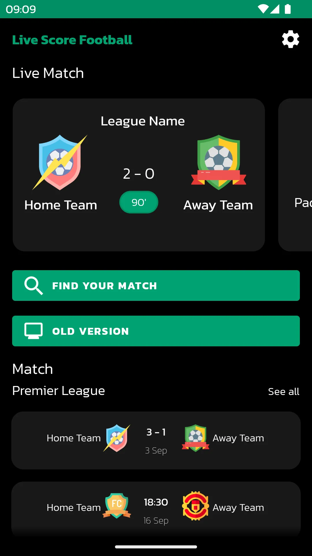 Live Football Scores | Indus Appstore | Screenshot