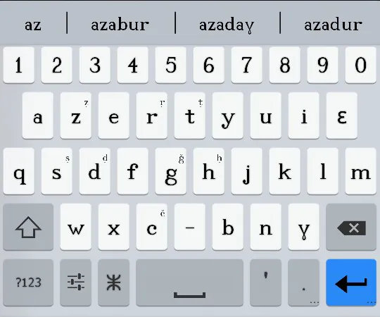 KeyBer Keyboard Amazigh | Indus Appstore | Screenshot