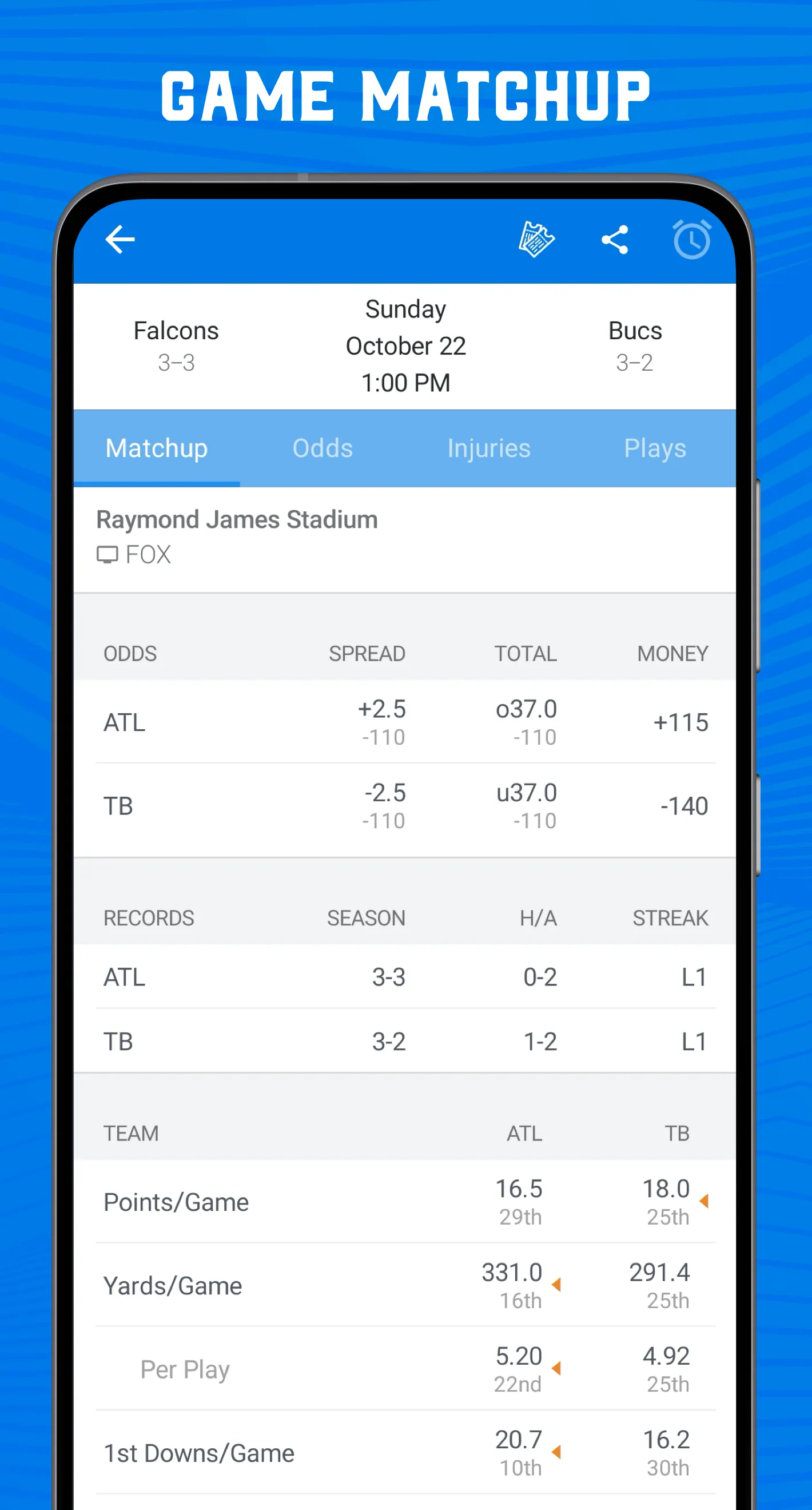 Scores App: NFL Football 2024 | Indus Appstore | Screenshot