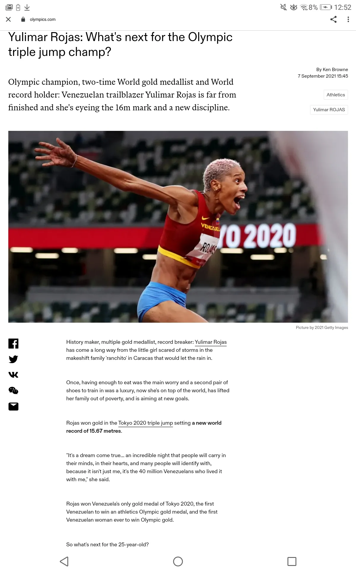 Olympics: Live Sports & News | Indus Appstore | Screenshot