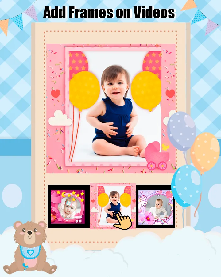 Baby video maker with song | Indus Appstore | Screenshot
