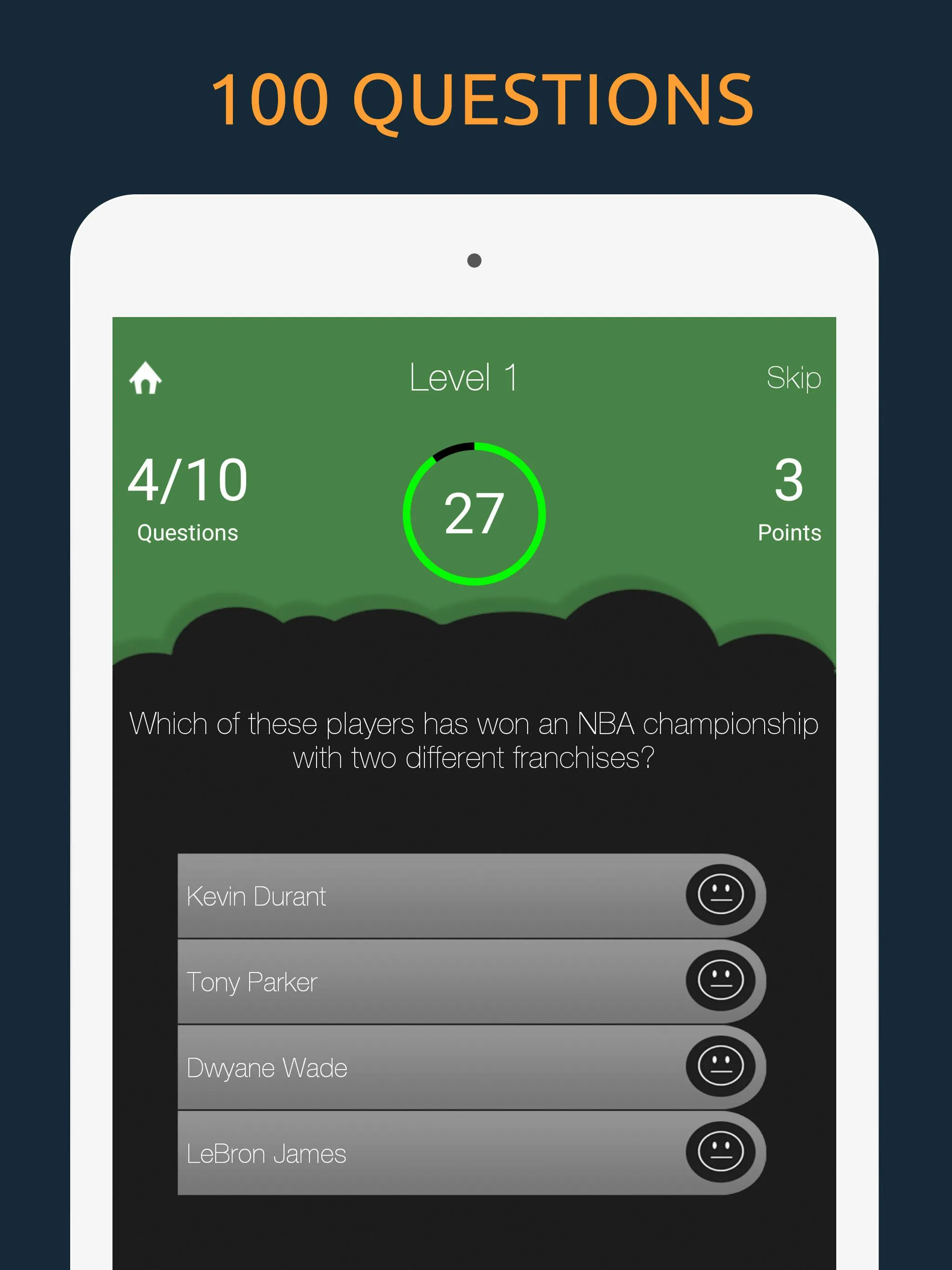 Basketball Quiz NBA Test | Indus Appstore | Screenshot