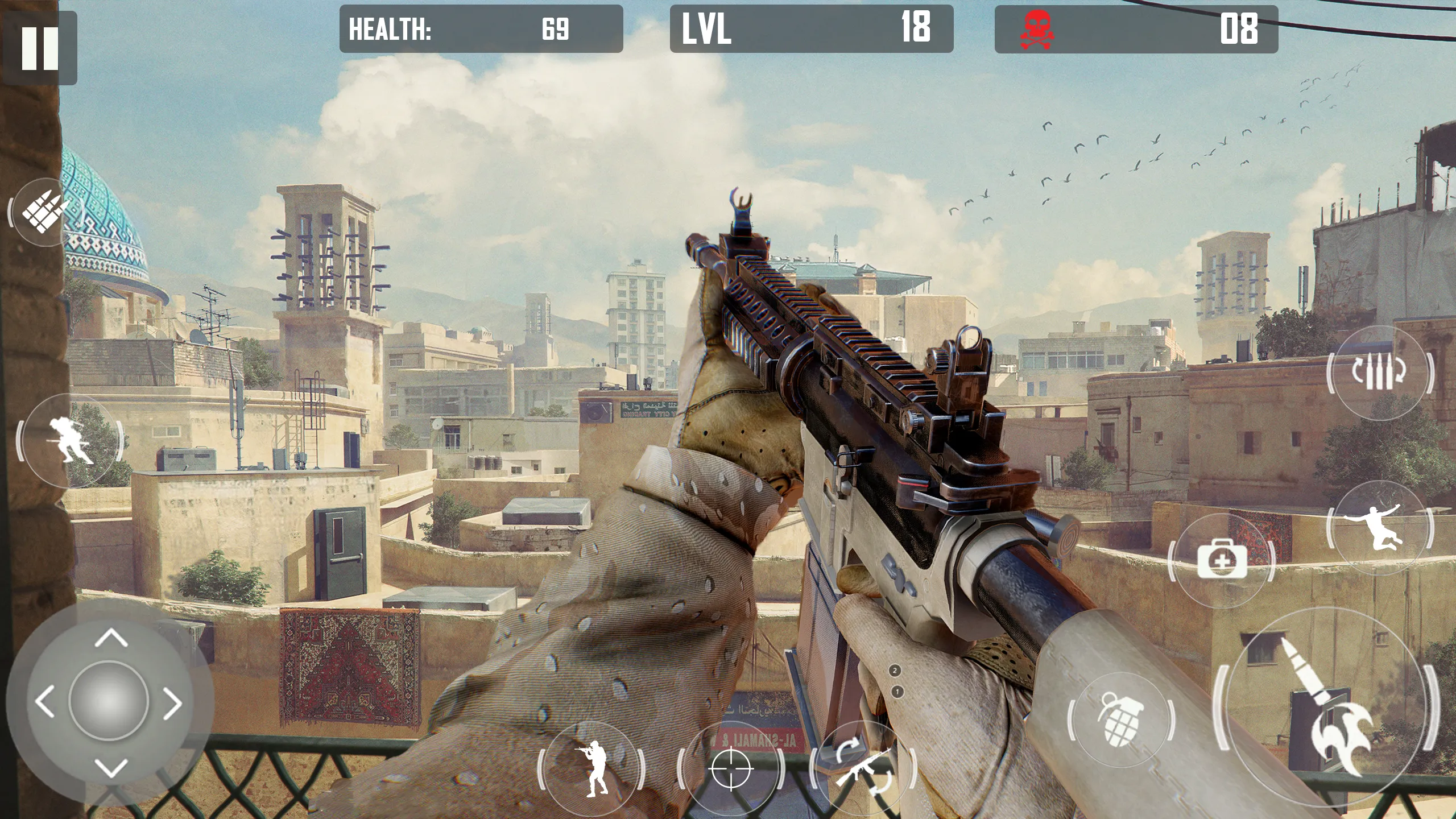 fps cover firing Offline Game | Indus Appstore | Screenshot