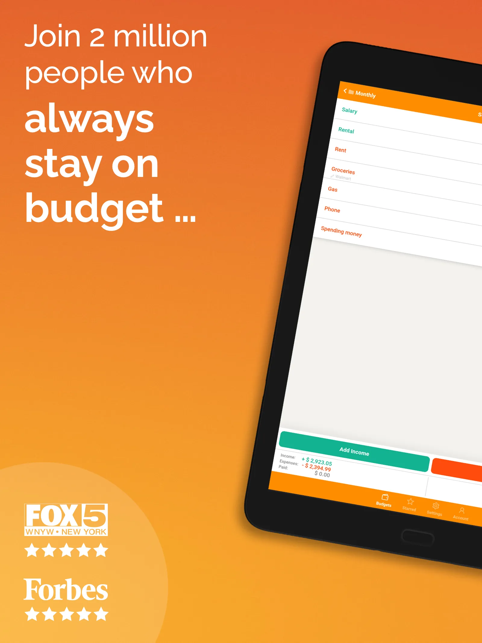 Fudget 2: Budget Planner | Indus Appstore | Screenshot