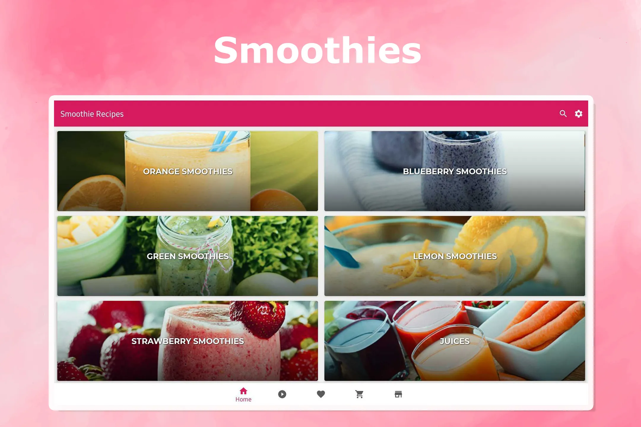 Smoothie Recipes | Indus Appstore | Screenshot