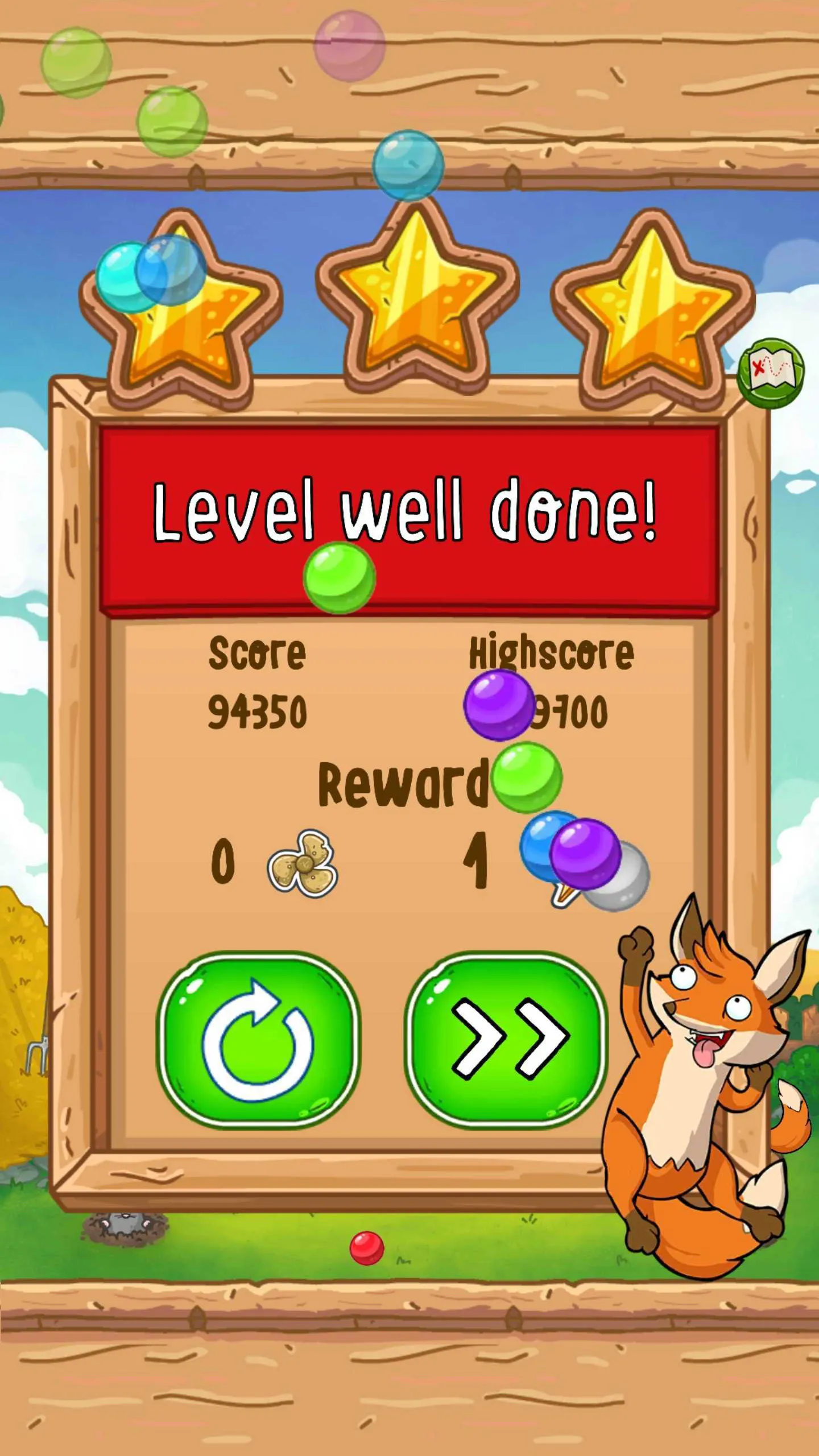 Little Fox: Bubble Spinner | Indus Appstore | Screenshot