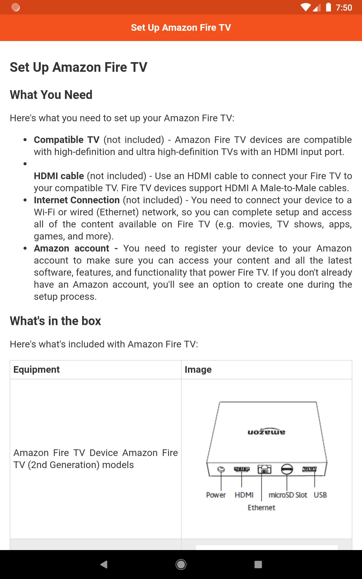 User guide for Fire TV | Indus Appstore | Screenshot