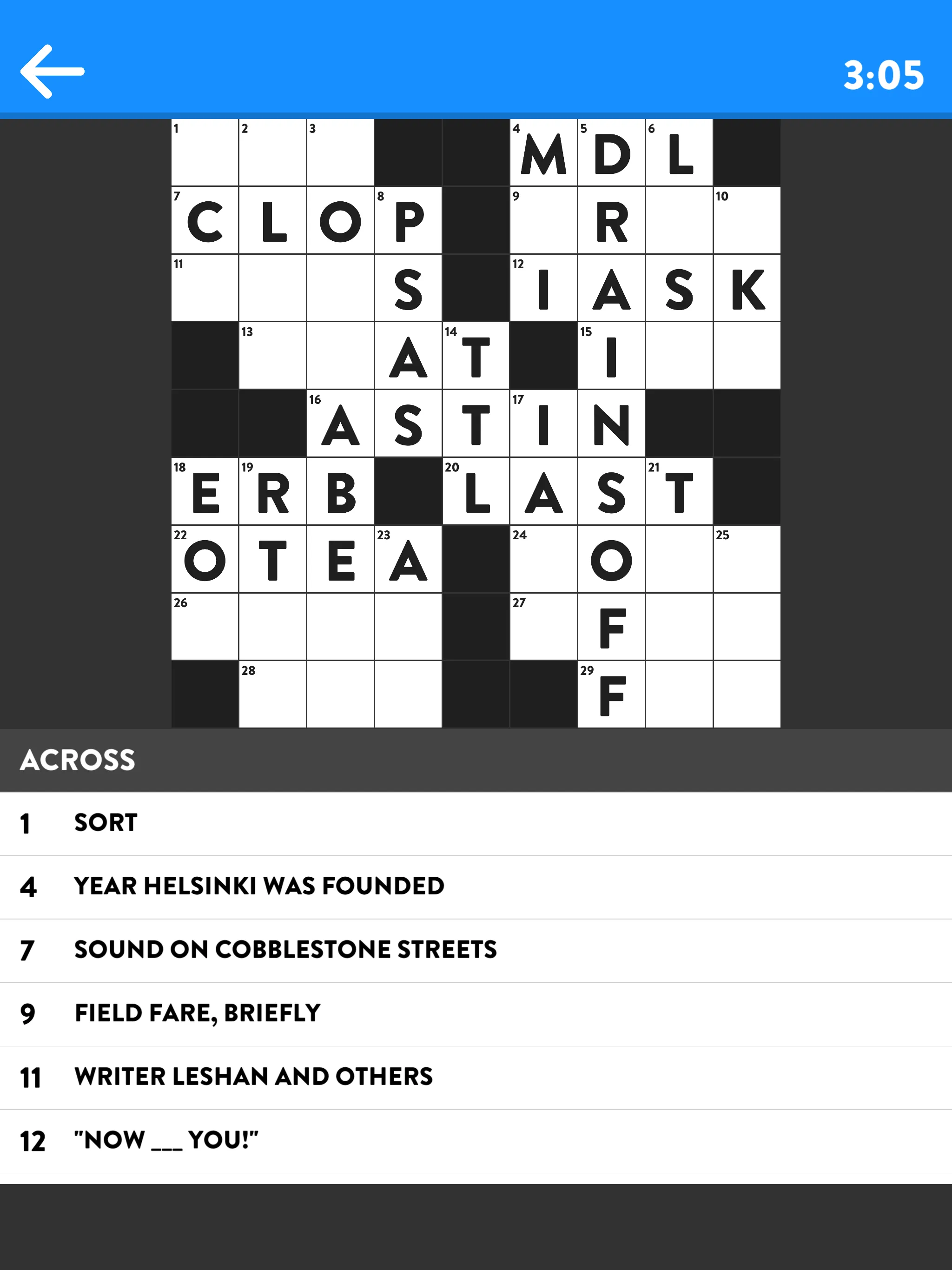 Crossword | Indus Appstore | Screenshot