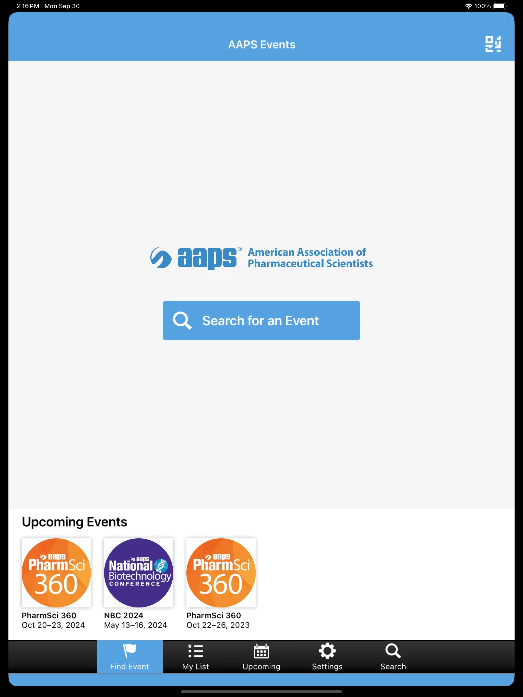 AAPS Events | Indus Appstore | Screenshot