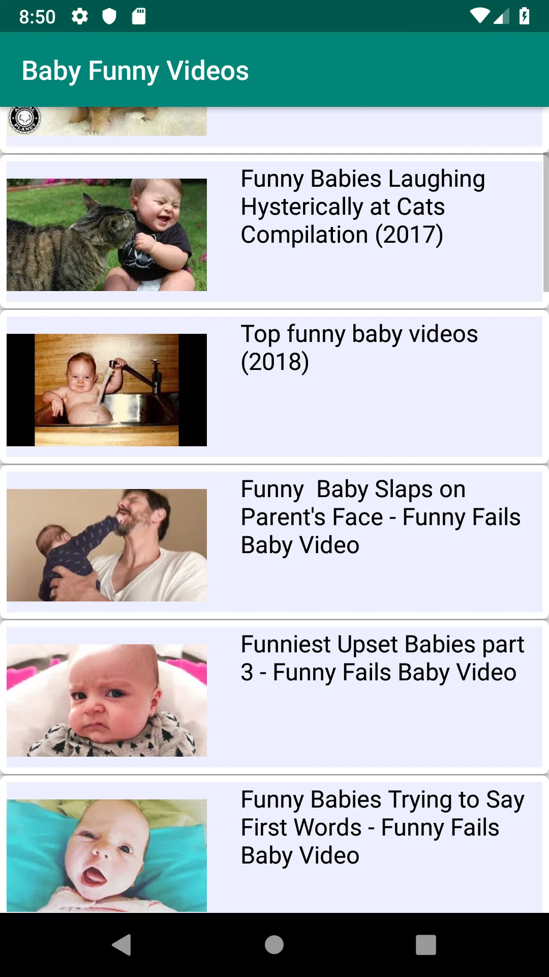 Baby Funny Videos | Indus Appstore | Screenshot