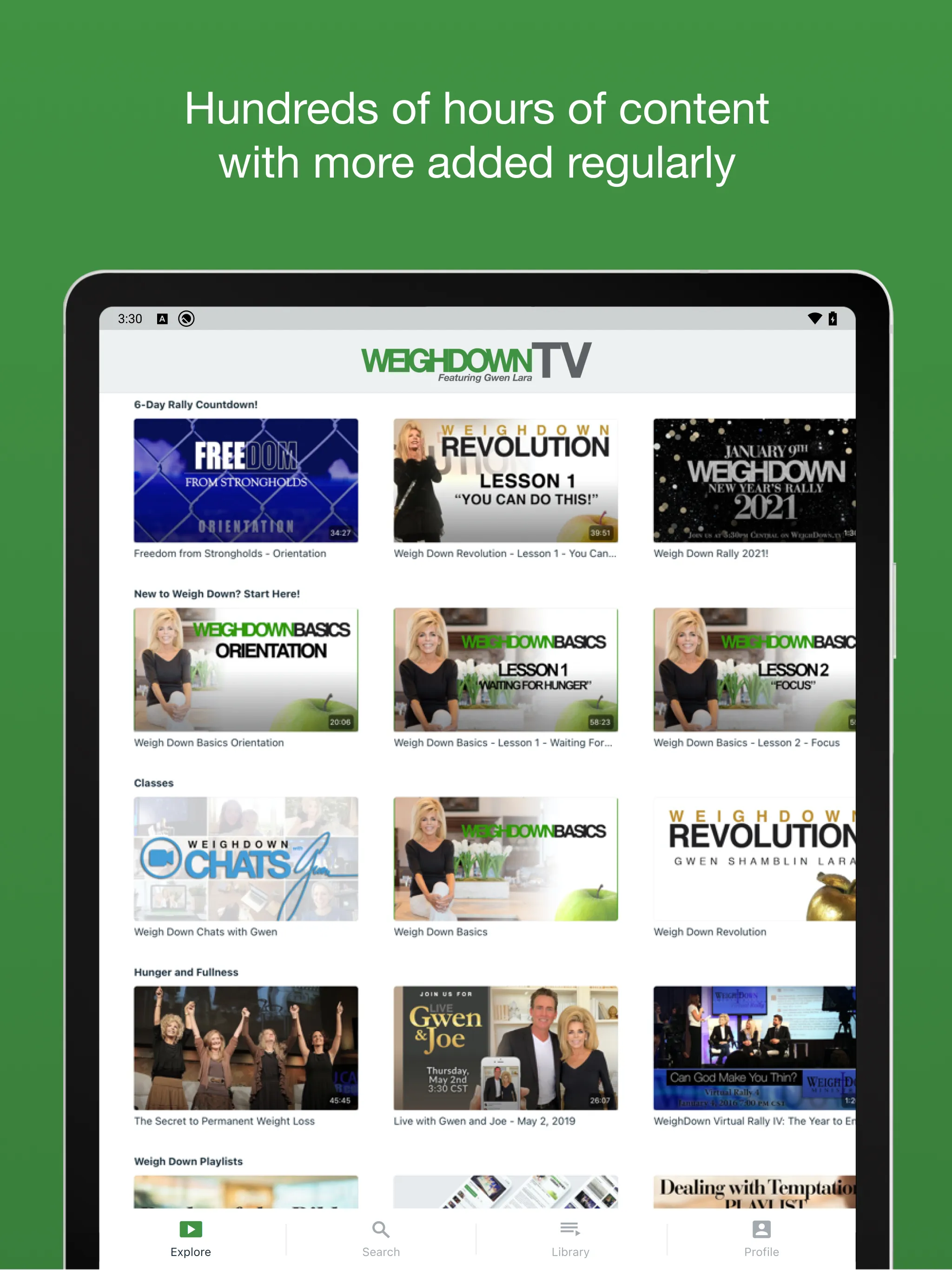 Weigh Down TV | Indus Appstore | Screenshot