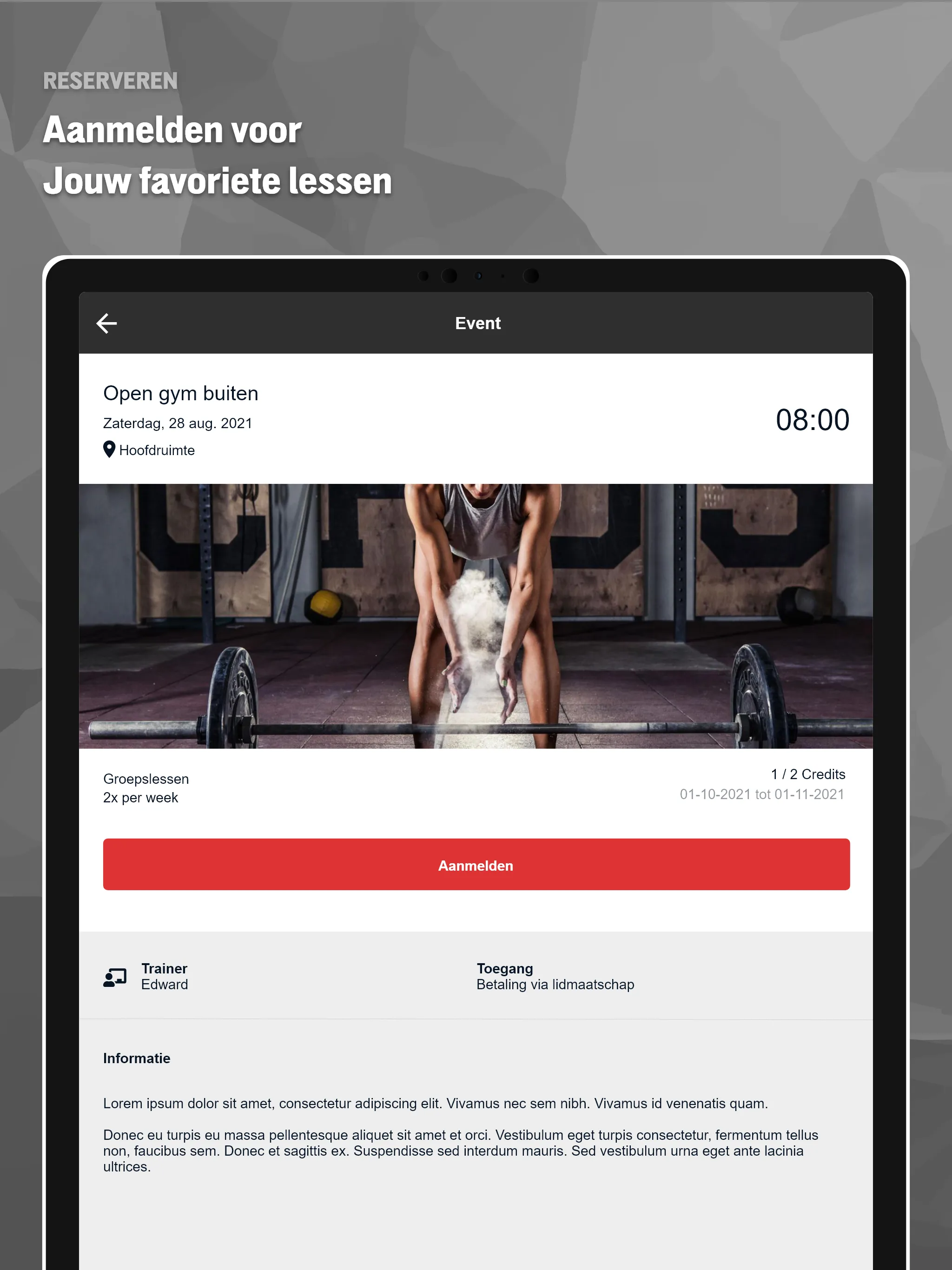 SED CrossFit | Indus Appstore | Screenshot