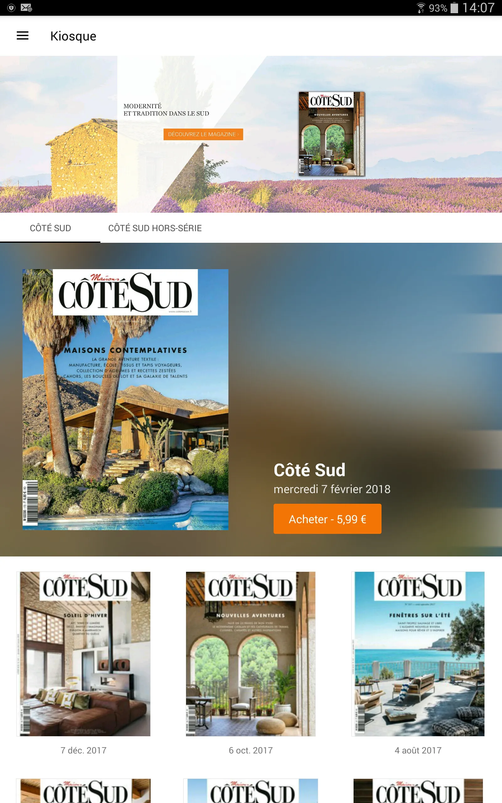 Côté Sud - magazine 1.0 | Indus Appstore | Screenshot