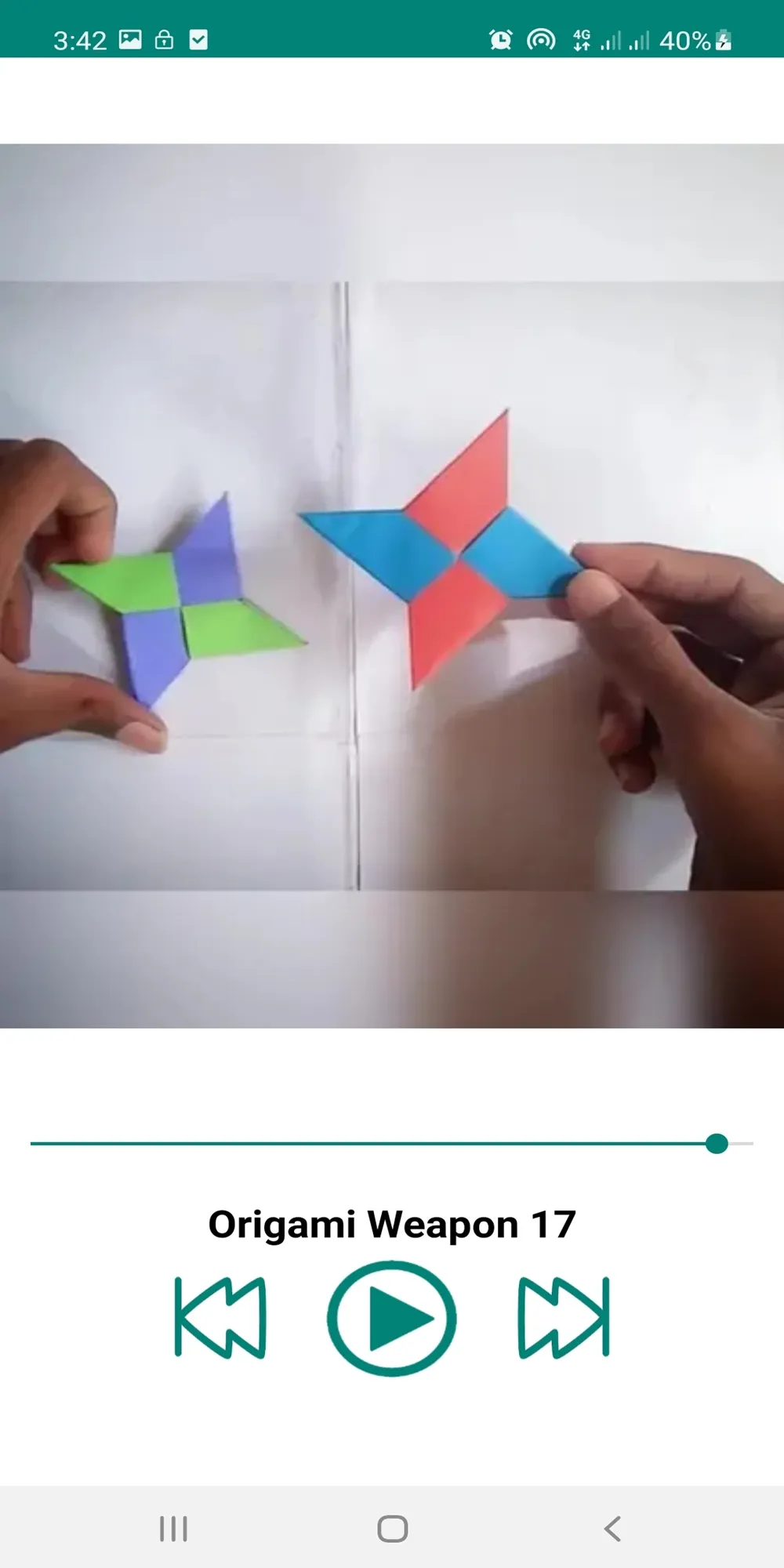 Weapons Paper Origami Easy | Indus Appstore | Screenshot