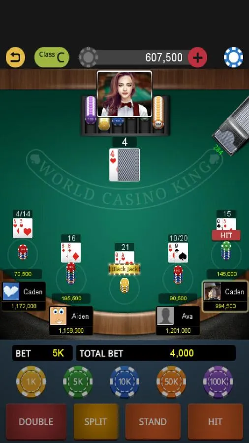 World Blackjack King | Indus Appstore | Screenshot