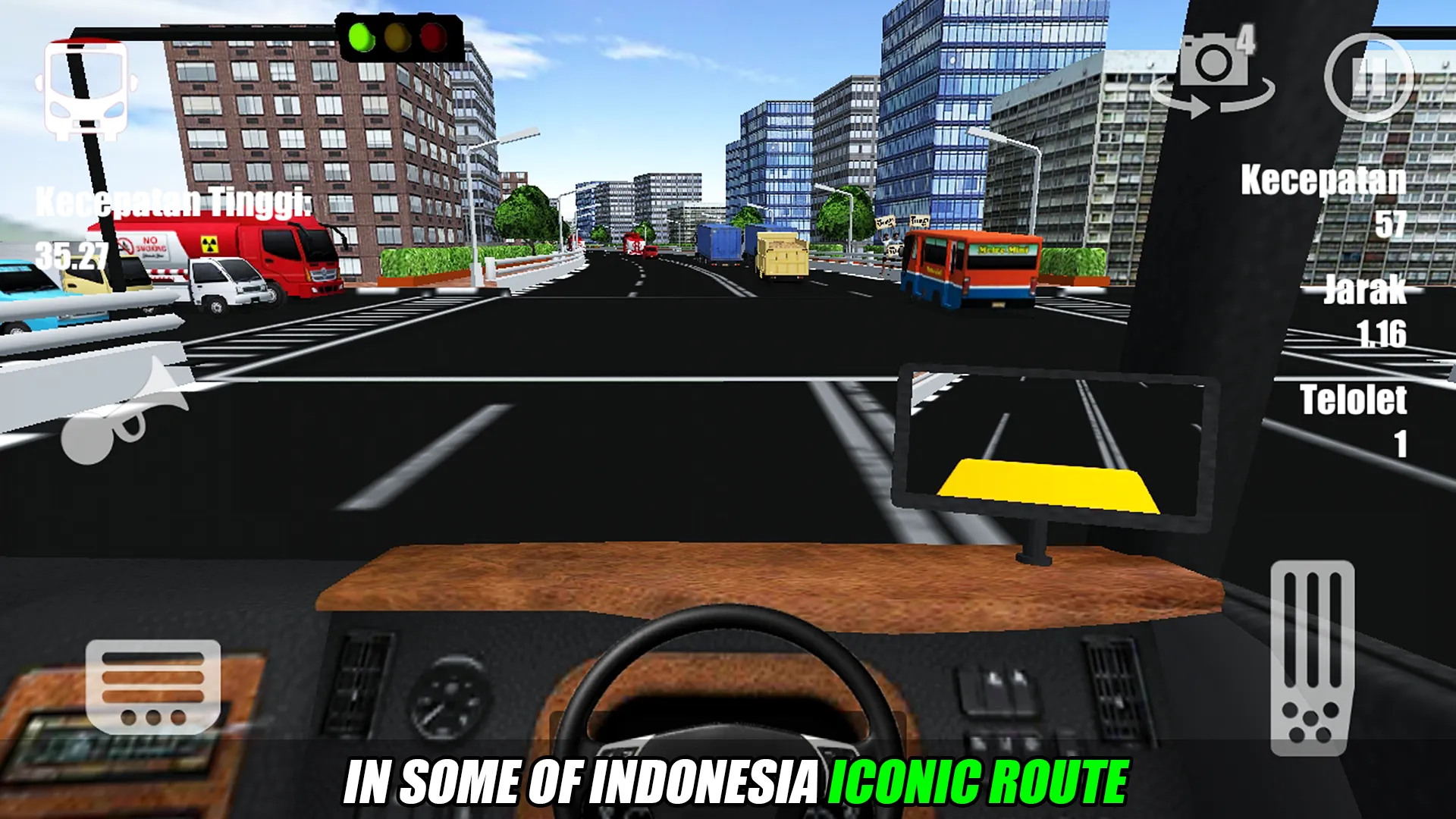 Telolet Bus Driving 3D | Indus Appstore | Screenshot