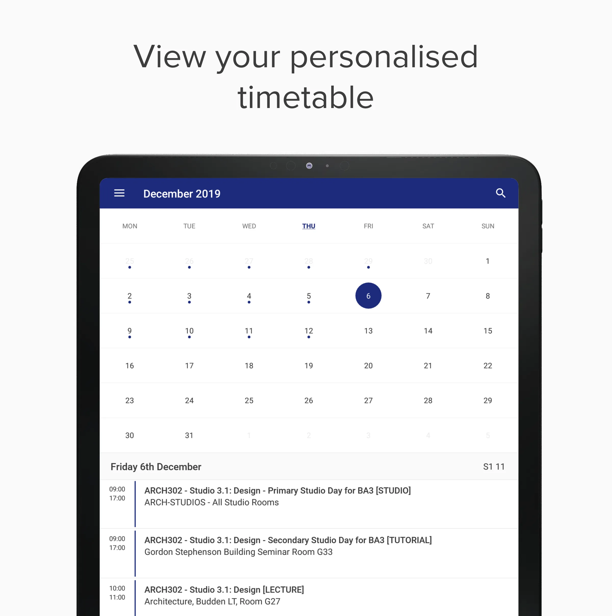 Timetables | Indus Appstore | Screenshot