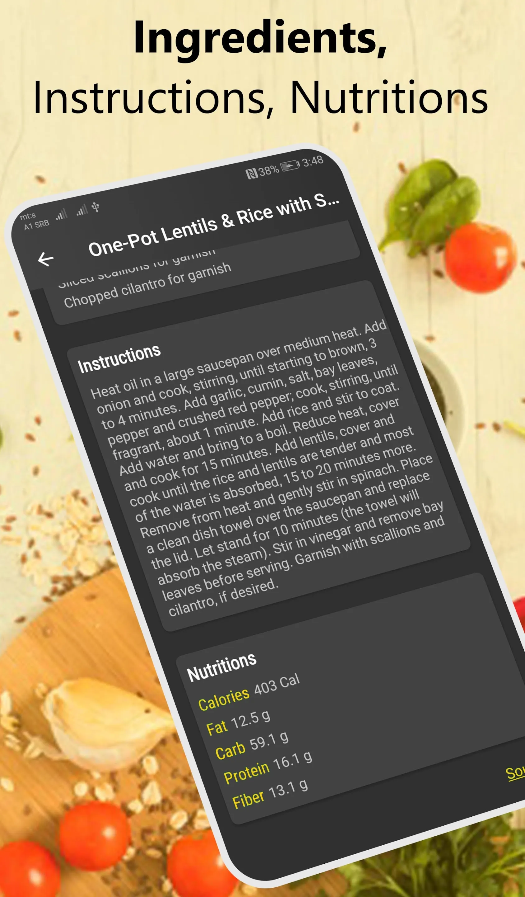 Healthy Food - Healthy Recipes | Indus Appstore | Screenshot