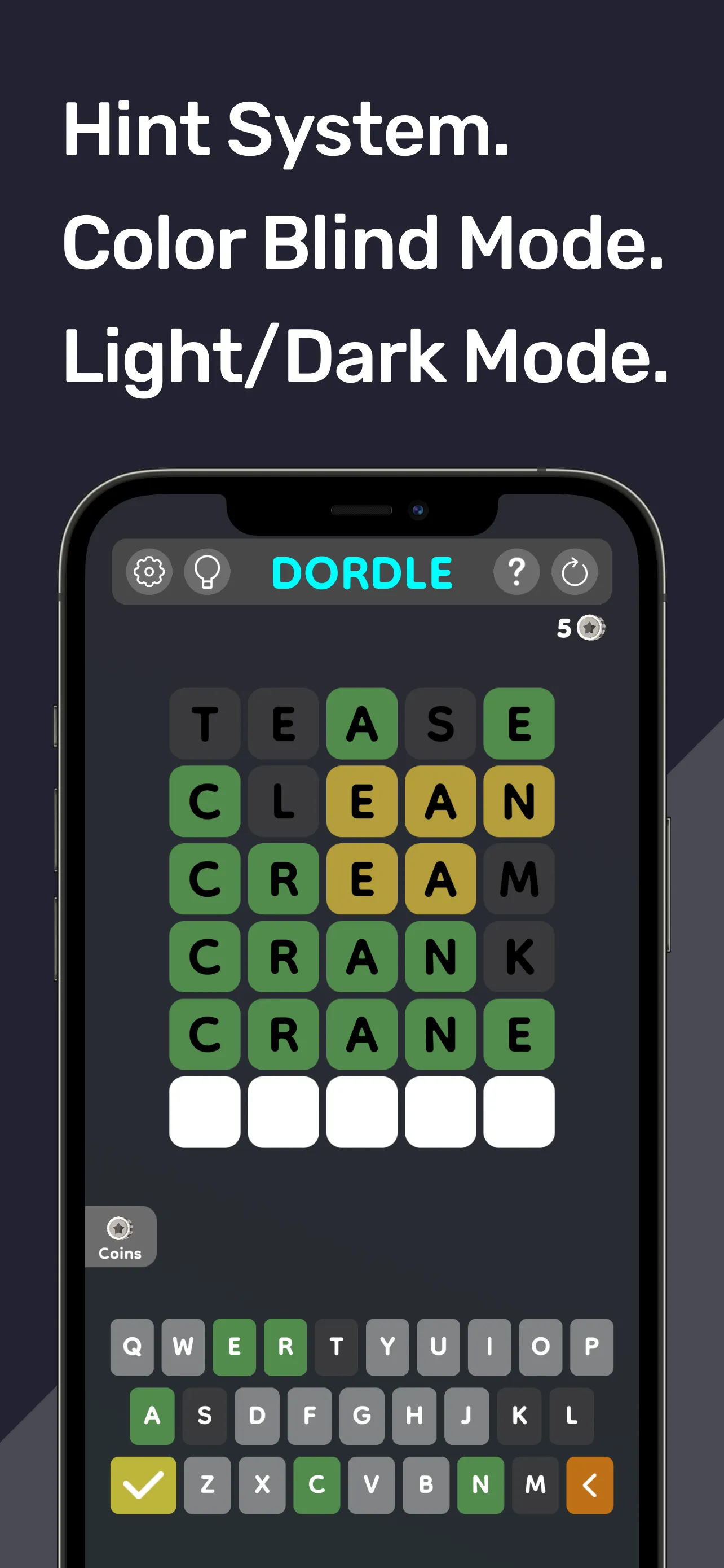 Dordle: 5-Letter NTY Word Game | Indus Appstore | Screenshot