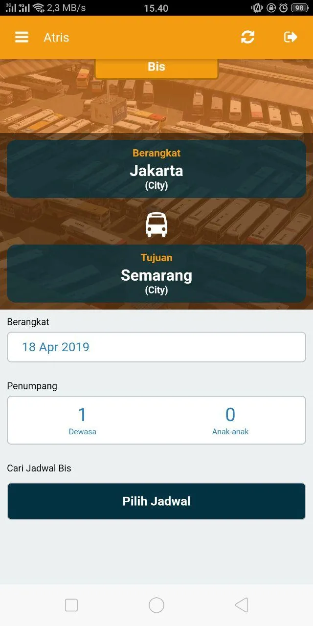 ATRIS VersaTiket | Indus Appstore | Screenshot