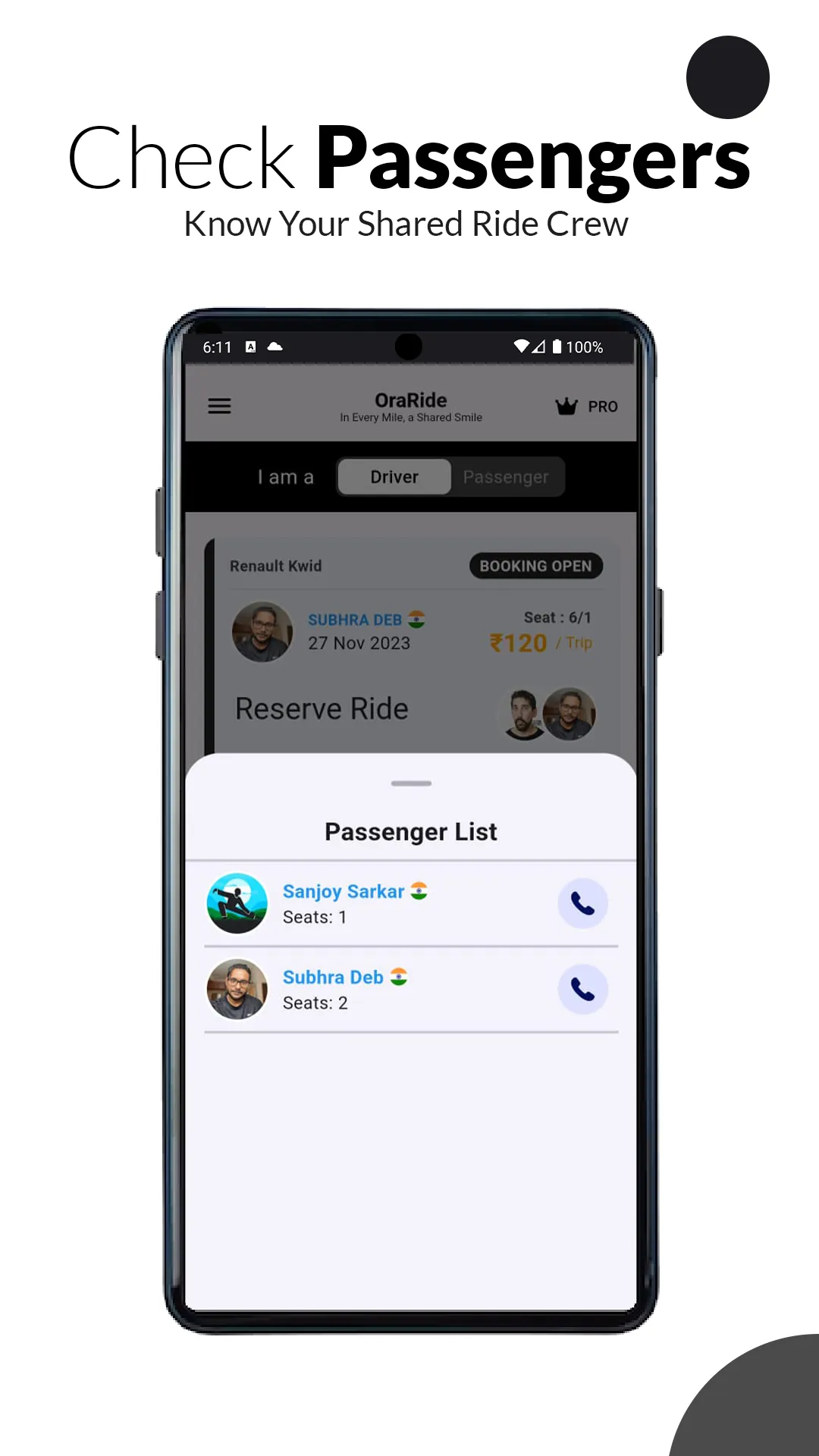 OraRide - Request a ride | Indus Appstore | Screenshot