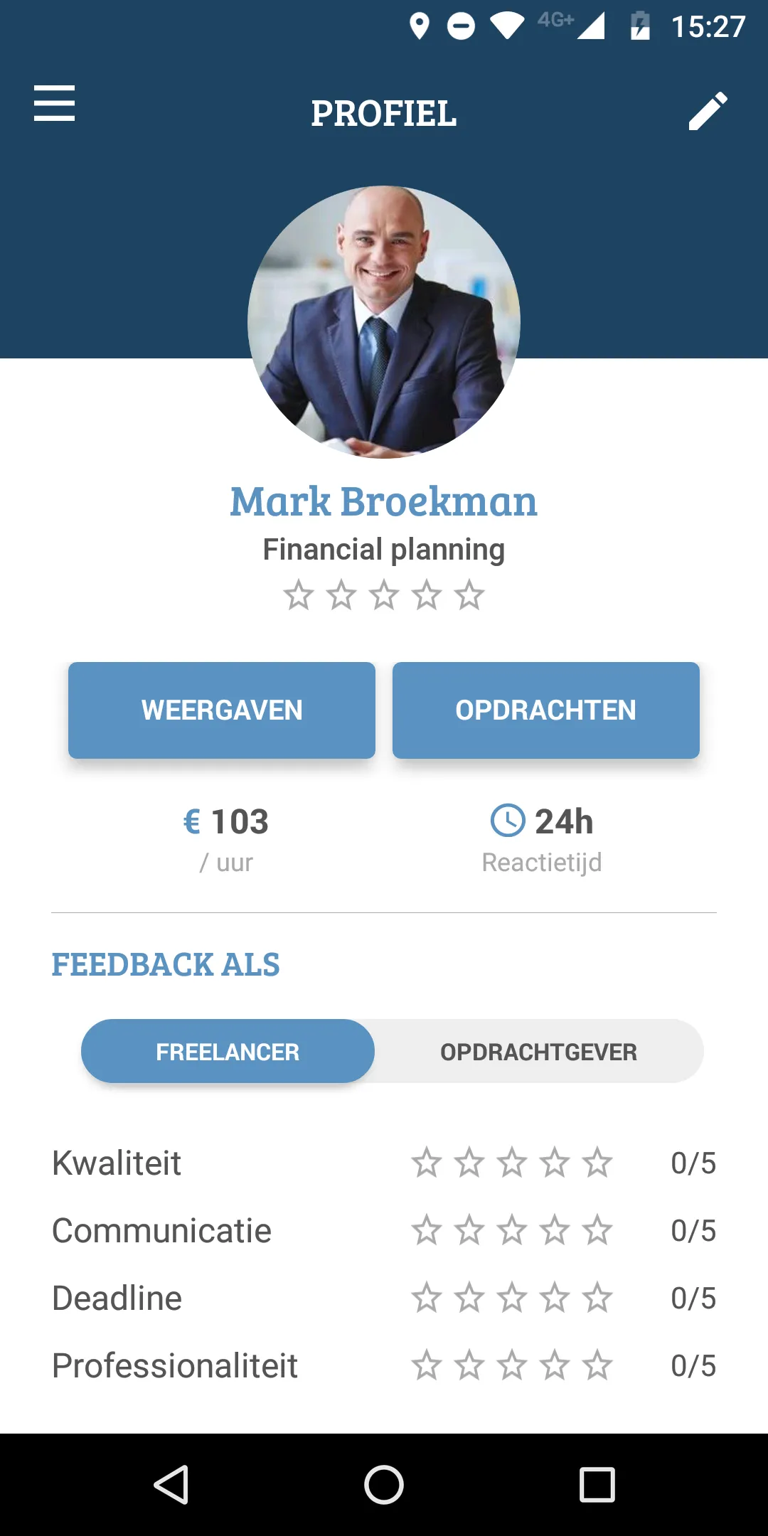 Freelancer.nl app | Indus Appstore | Screenshot