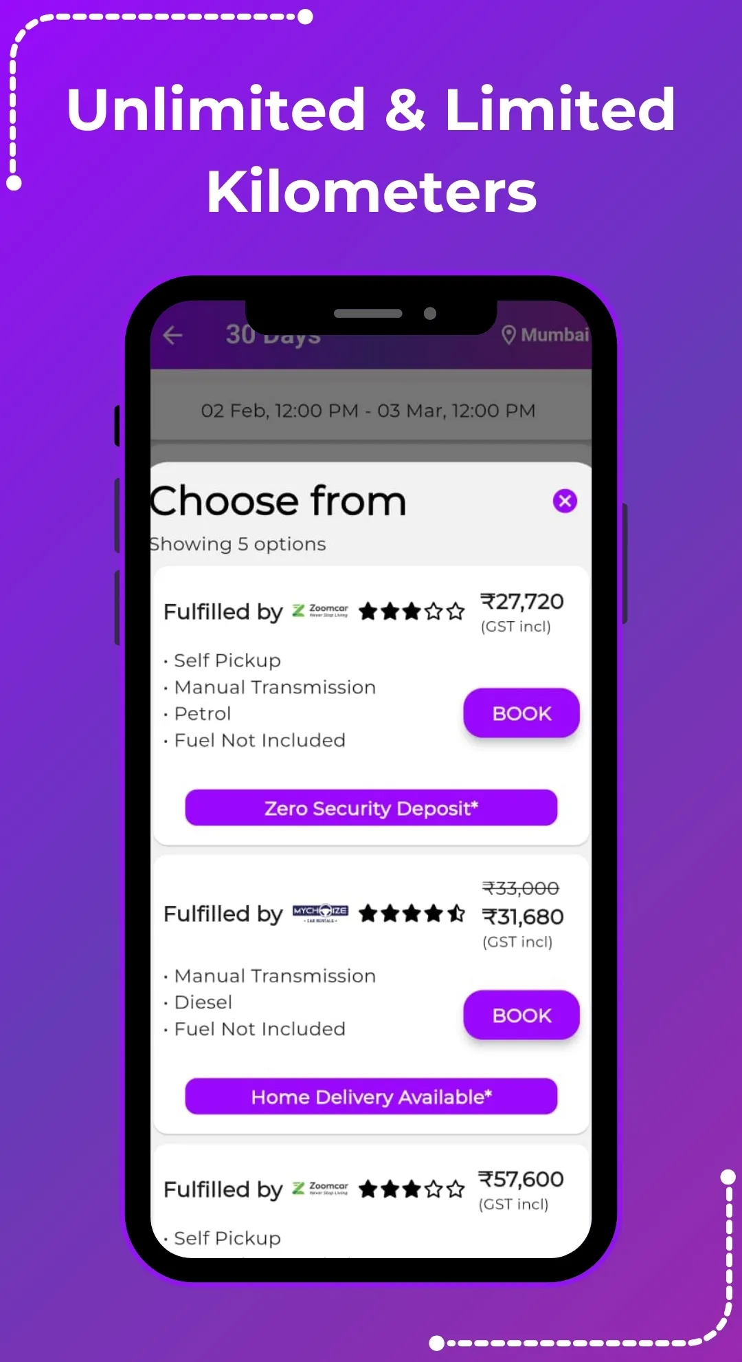 Zymo: Self Drive Car Rental | Indus Appstore | Screenshot