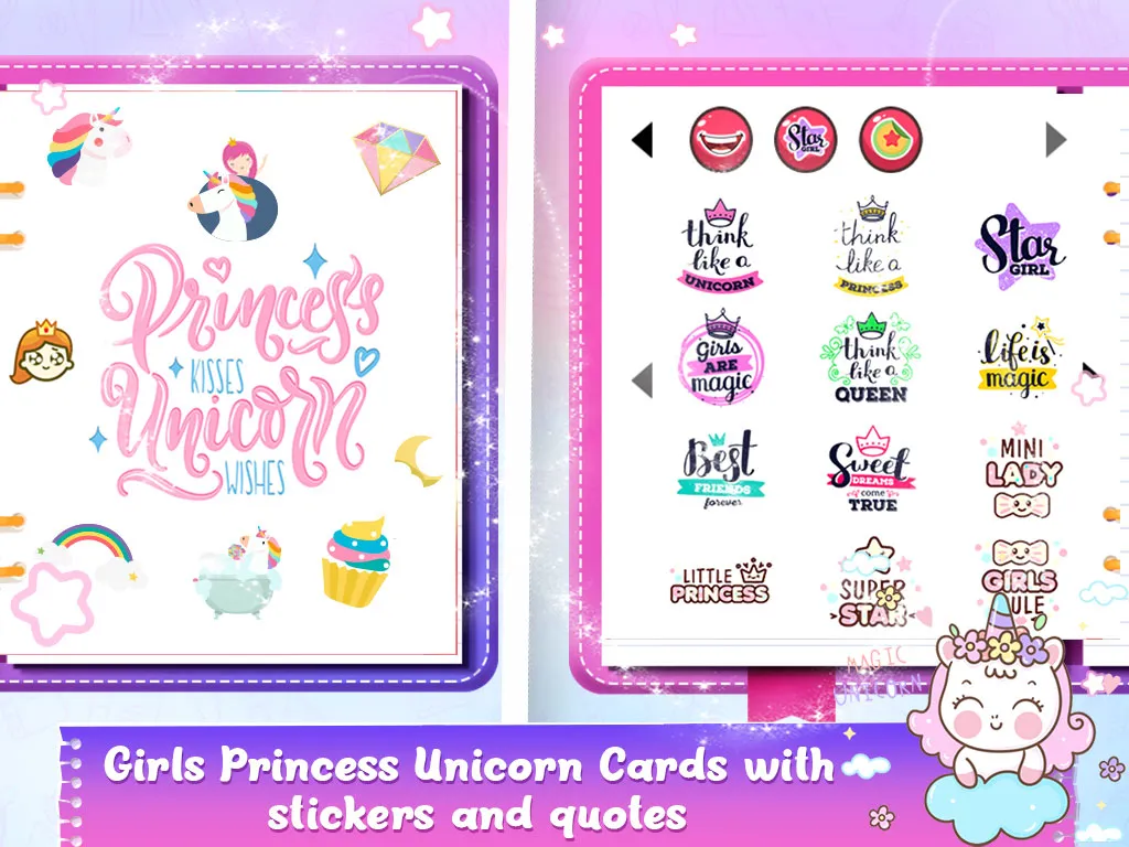 DIY Unicorn Girls Secret Diary | Indus Appstore | Screenshot