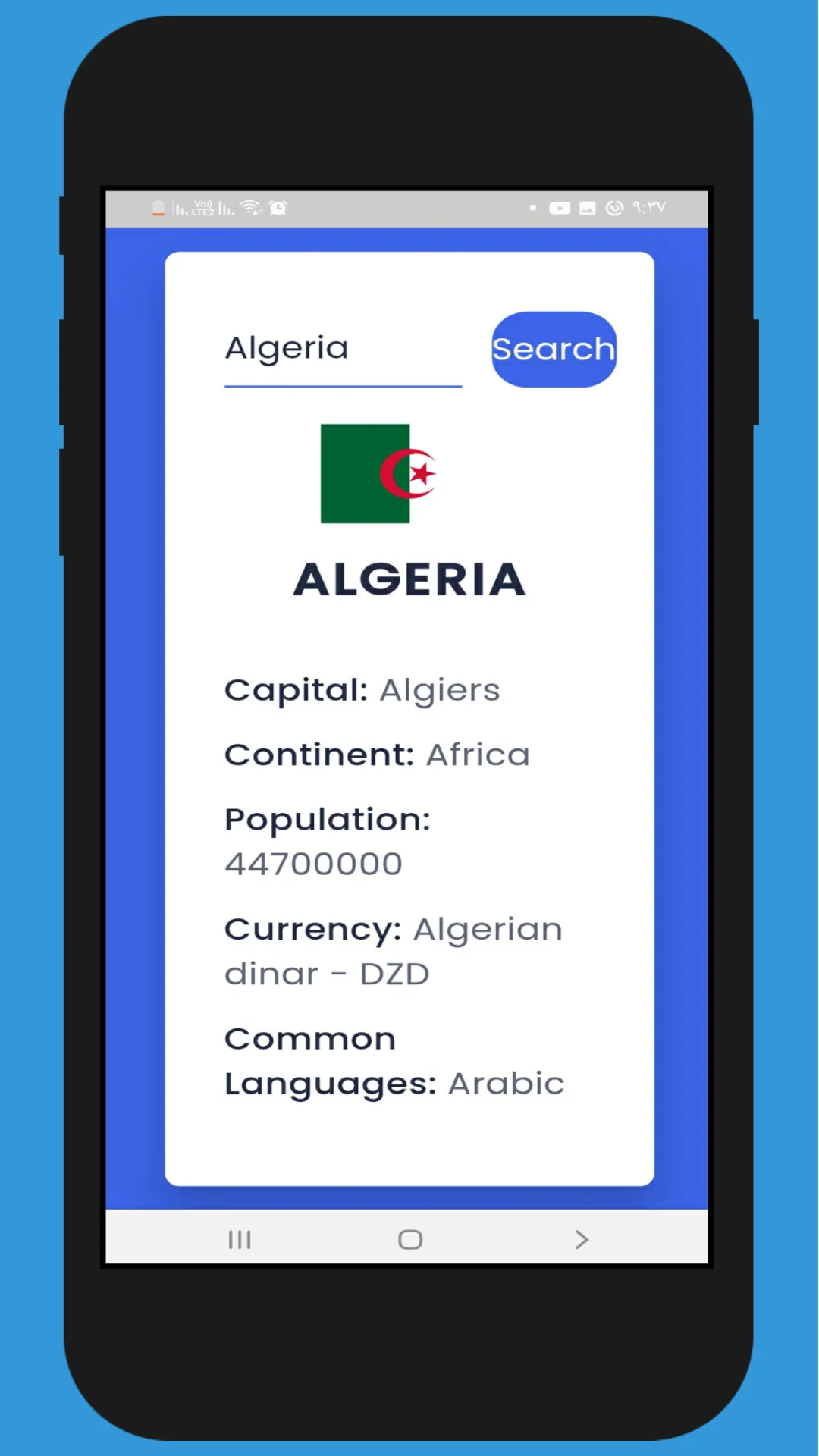 Countries Information | Indus Appstore | Screenshot