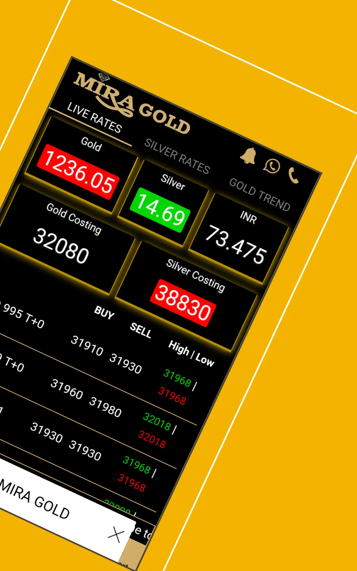 MIRA GOLD-Mumbai Bullion Live | Indus Appstore | Screenshot