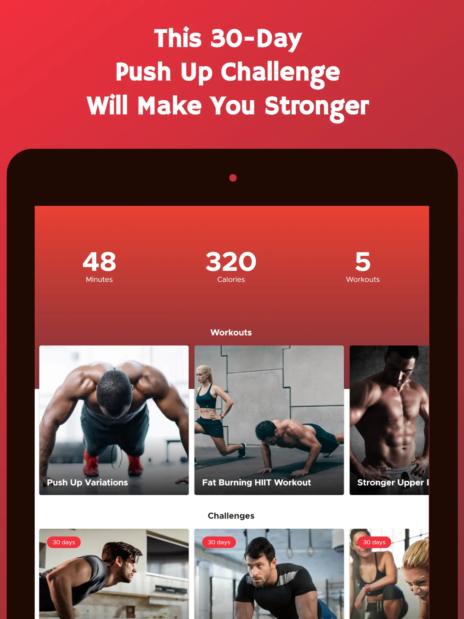 30 Day Push Up Challenge | Indus Appstore | Screenshot