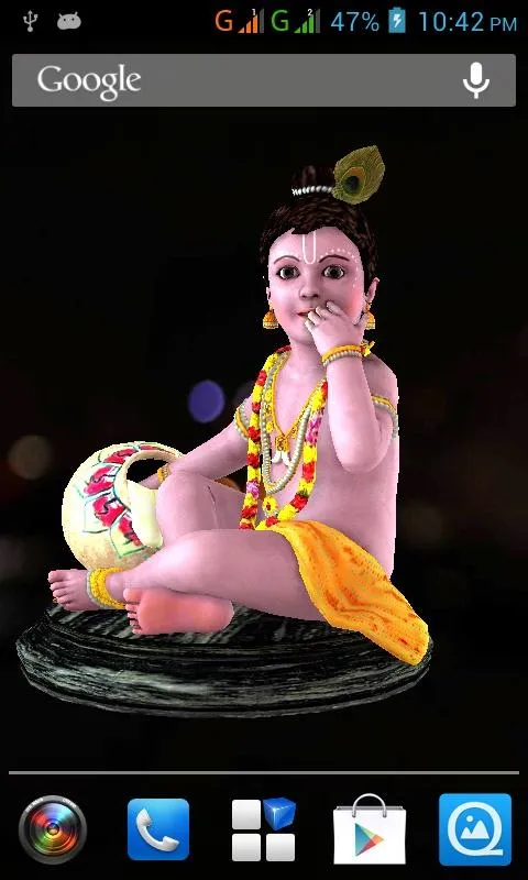 3D Krishna Live Wallpaper | Indus Appstore | Screenshot