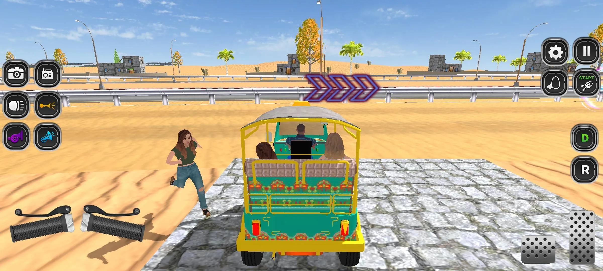 City Tuk Tuk Rickshaw Game 3D | Indus Appstore | Screenshot