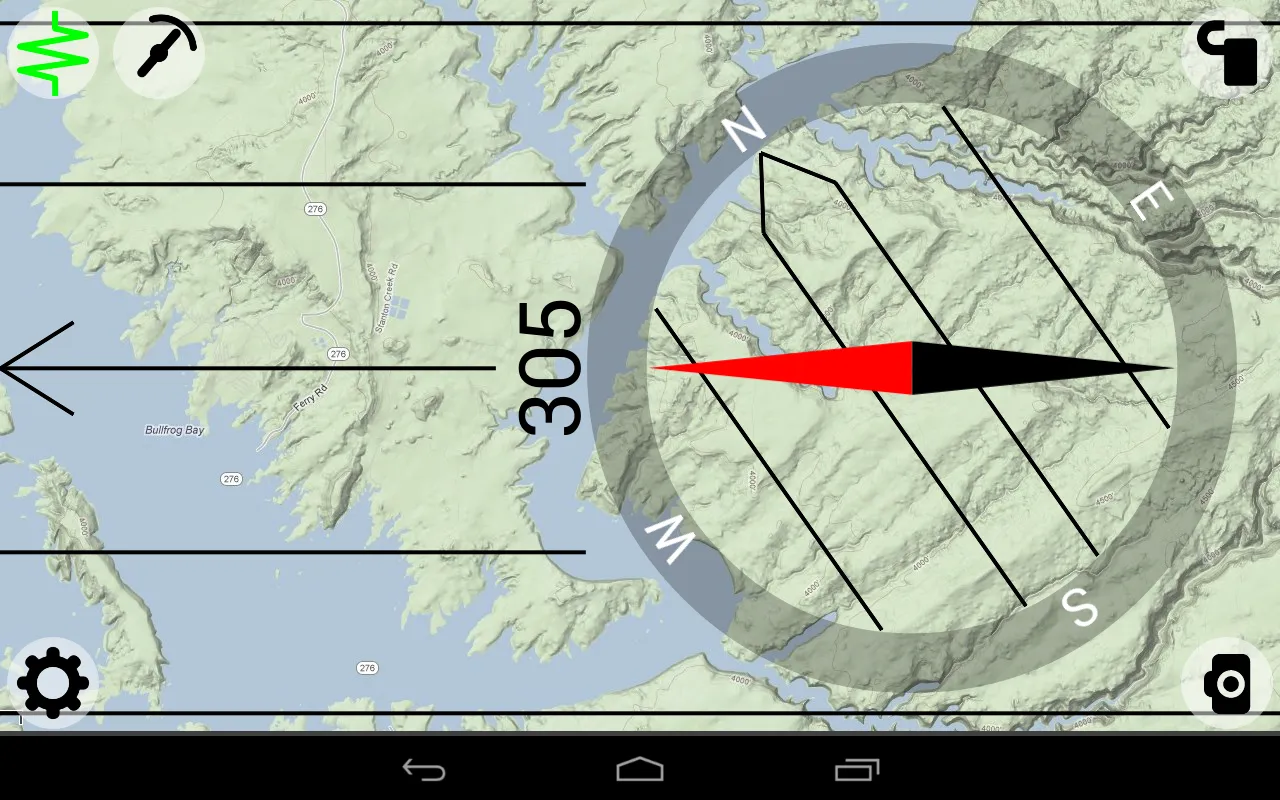 AR Bearing + Baseplate Compass | Indus Appstore | Screenshot