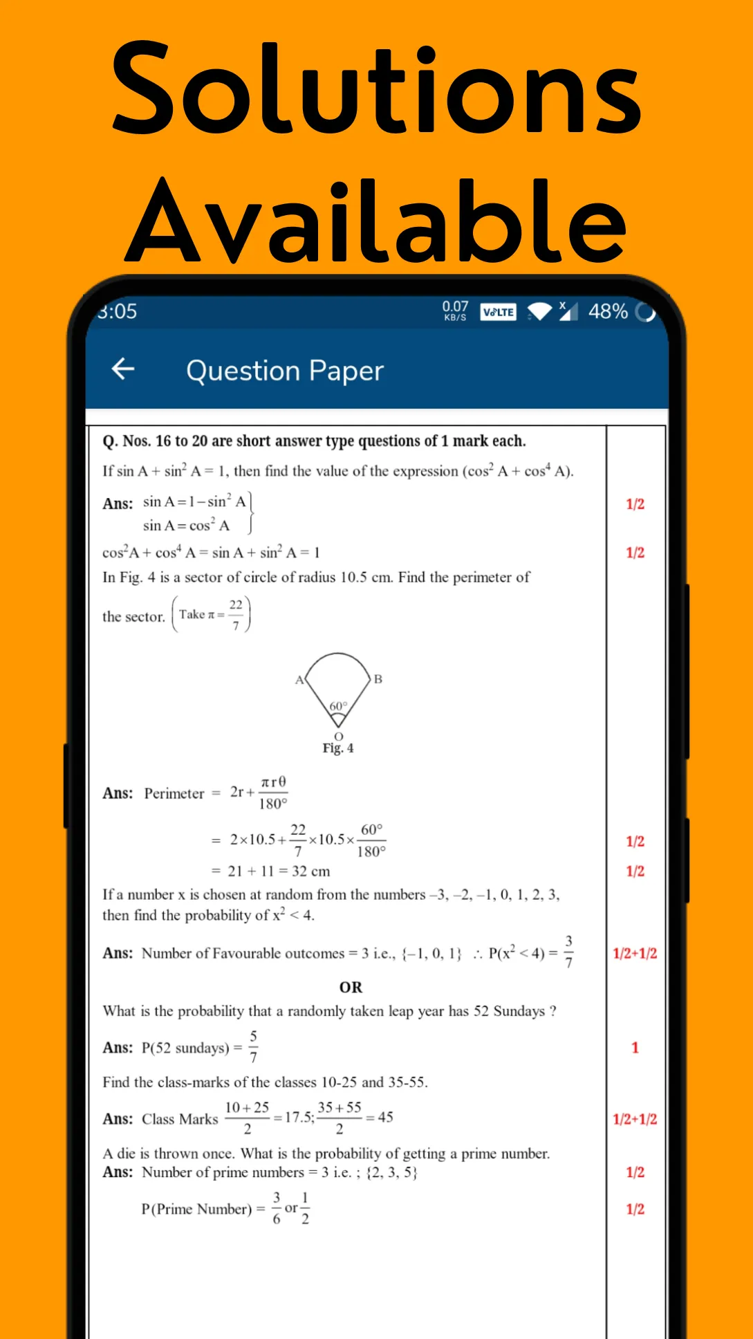 Class 10 Maths Solution Notes | Indus Appstore | Screenshot