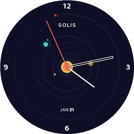 Solis Watch Face for Wear OS | Indus Appstore | Screenshot