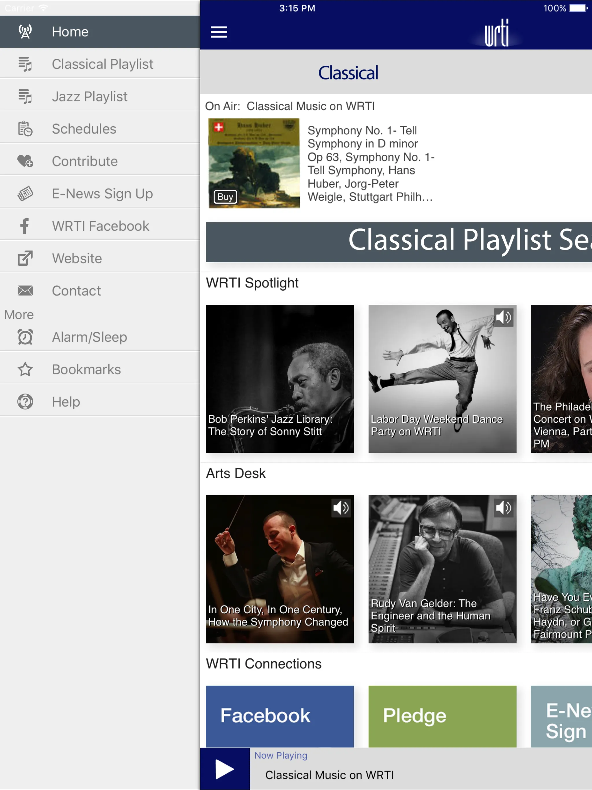 Classical & Jazz Radio WRTI | Indus Appstore | Screenshot