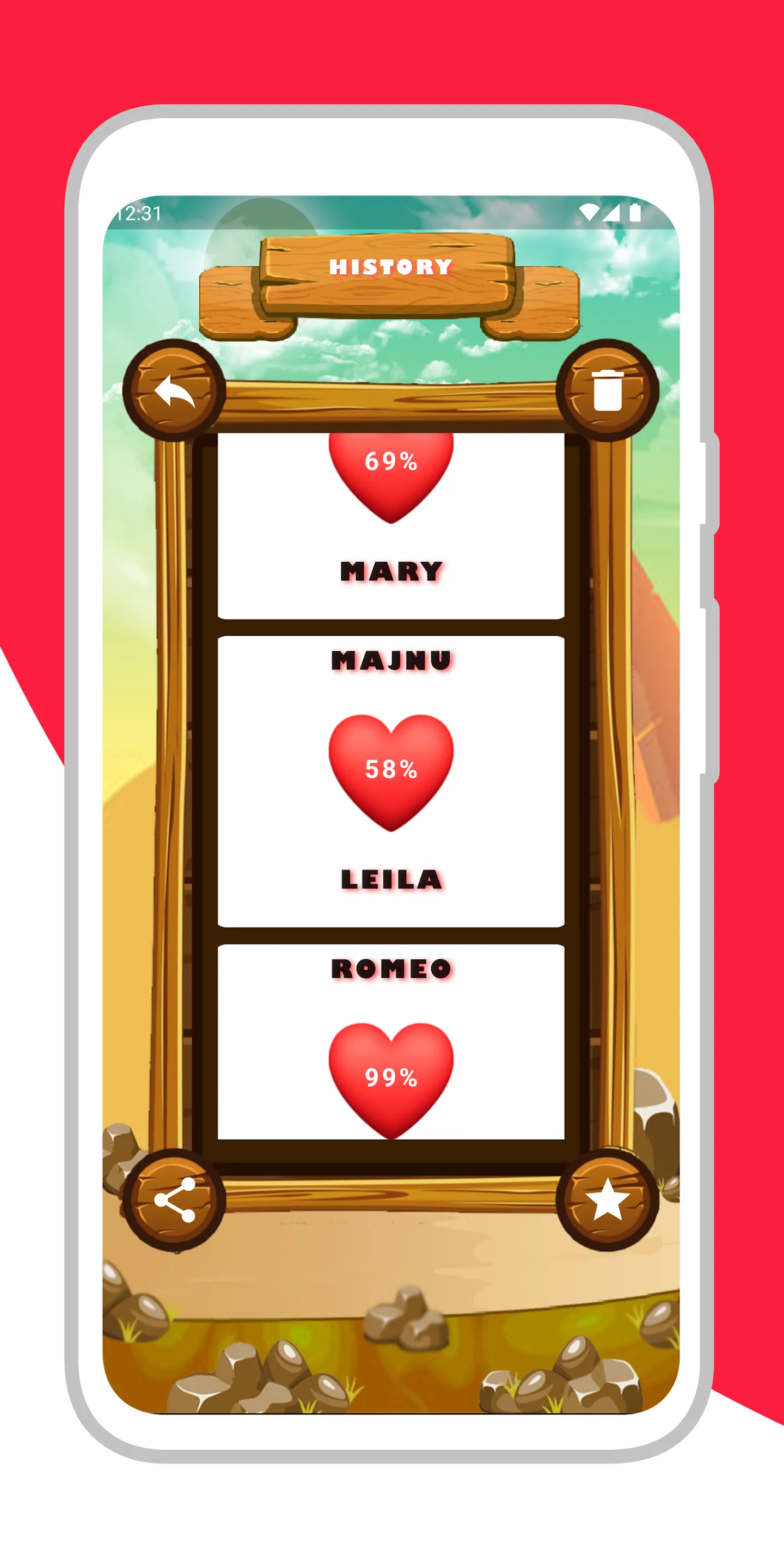 Love Calculator | Indus Appstore | Screenshot